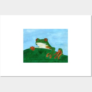 The tree frog Posters and Art